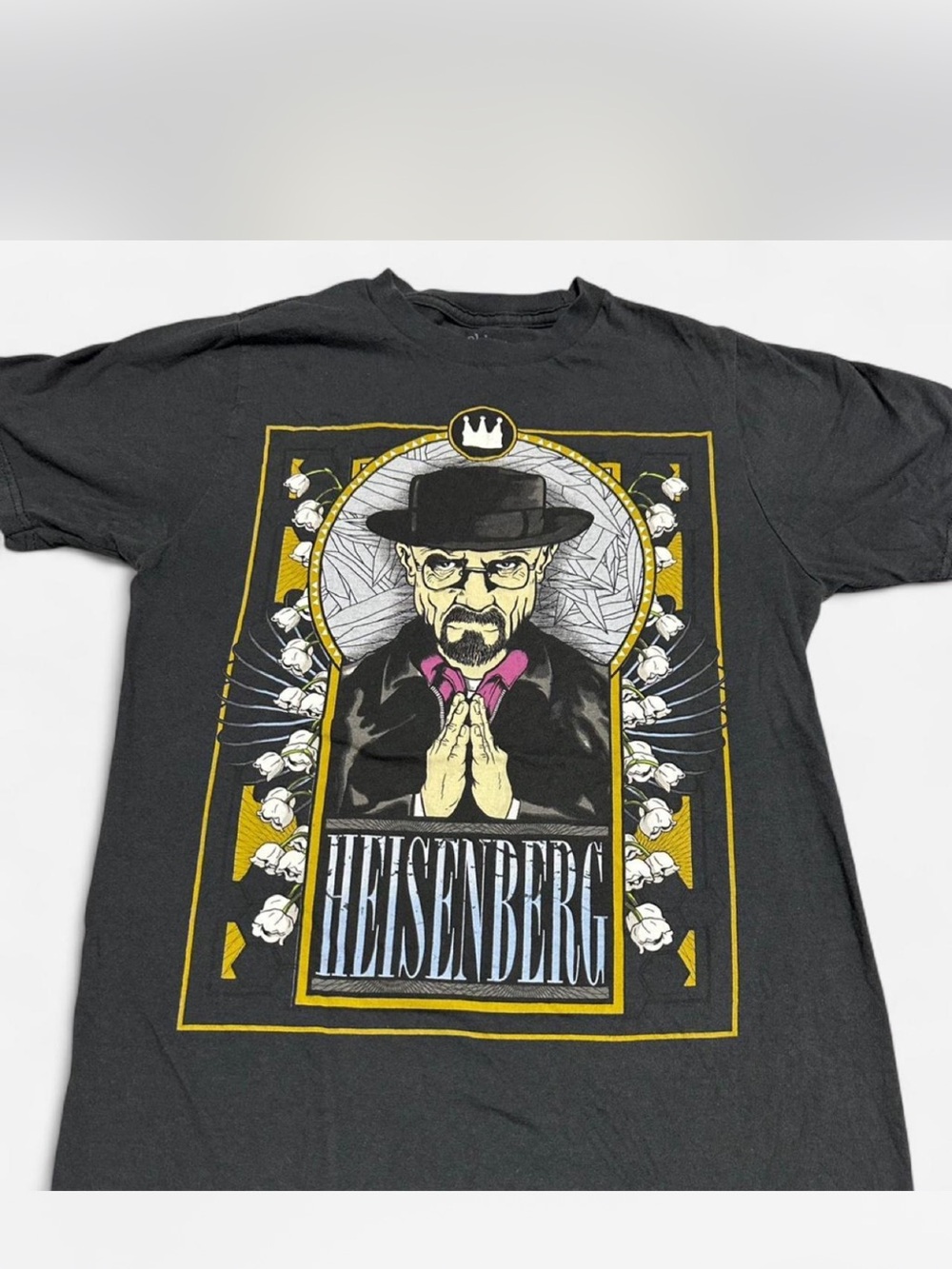 Breaking Bad Walter White HeisenbergBlack Graphic Tee Womens size Small